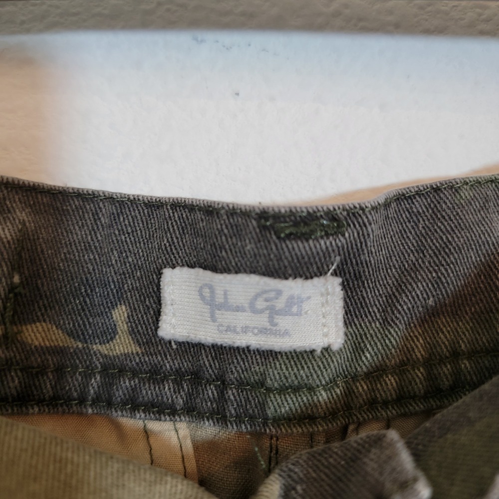 John Galt Camo Cargo Pants Casual 100% Cotton Streetwear Casual Belt Loop Pocket - Picture 11 of 13
